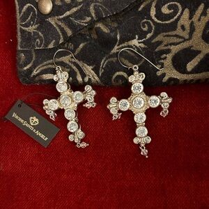 VSA Audrey earrings in silver tone